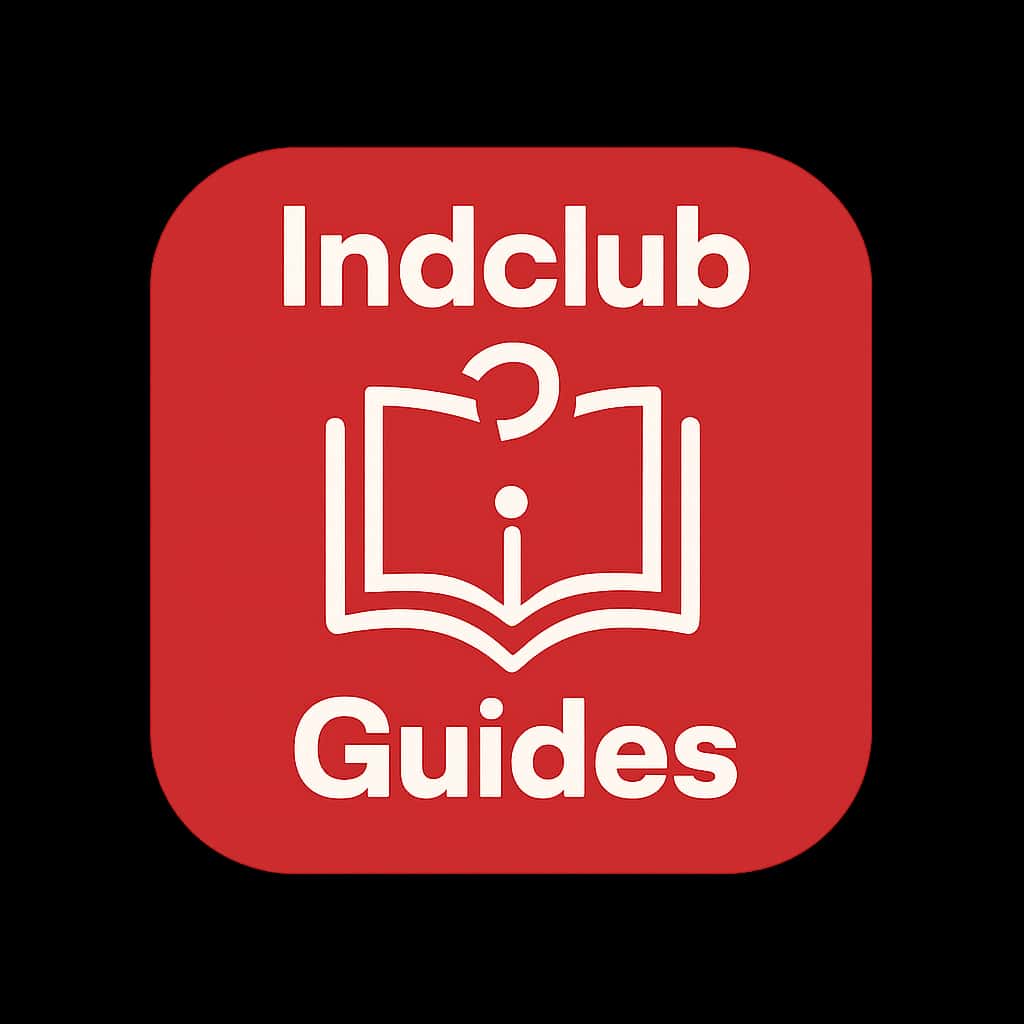 Icon representing Indclub Guides as a help resource.