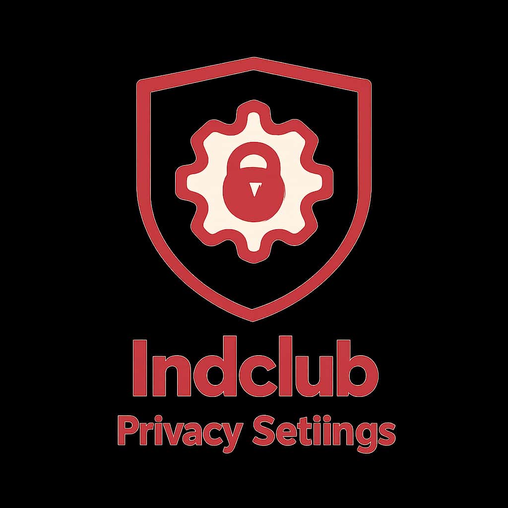 An icon representing Indclub Privacy Settings showcasing its purpose.