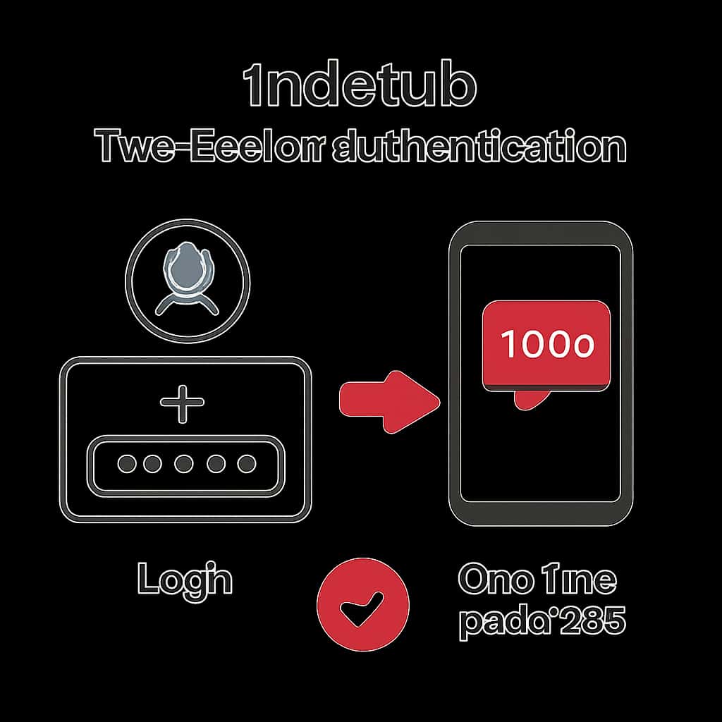 An educational diagram outlining the steps for implementing Two-Factor Authentication on Indclub.