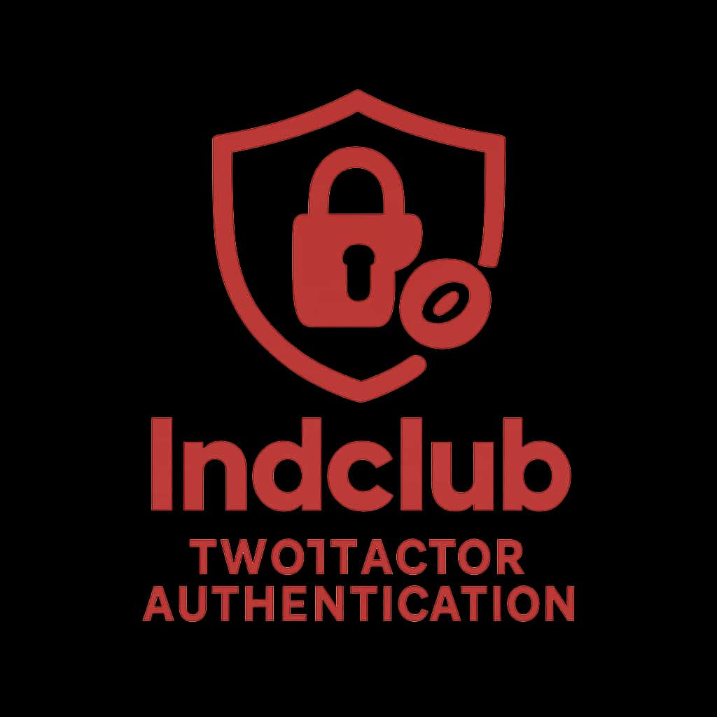 A professional badge illustrating Indclub Two-Factor Authentication.