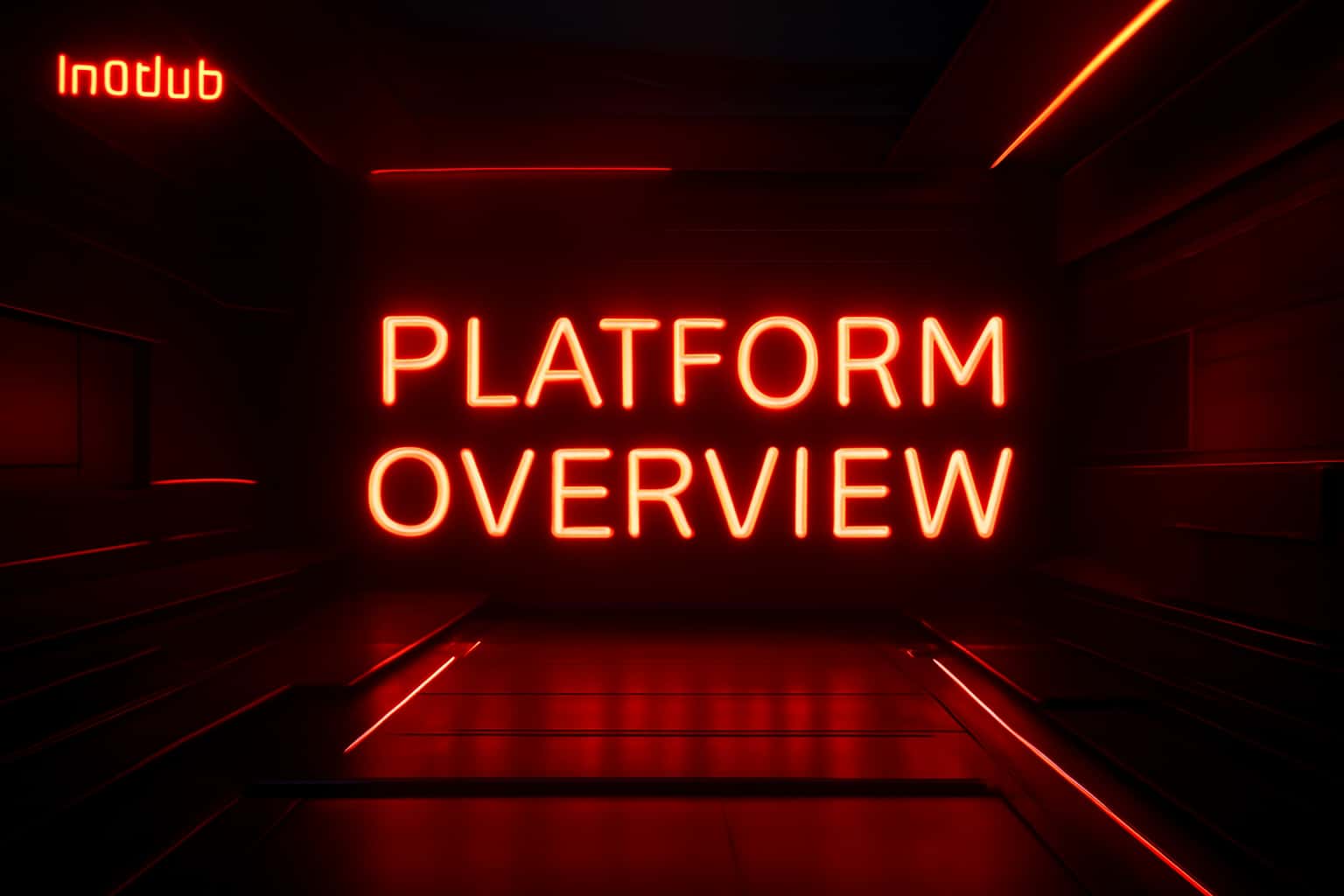 Futuristic digital landscape