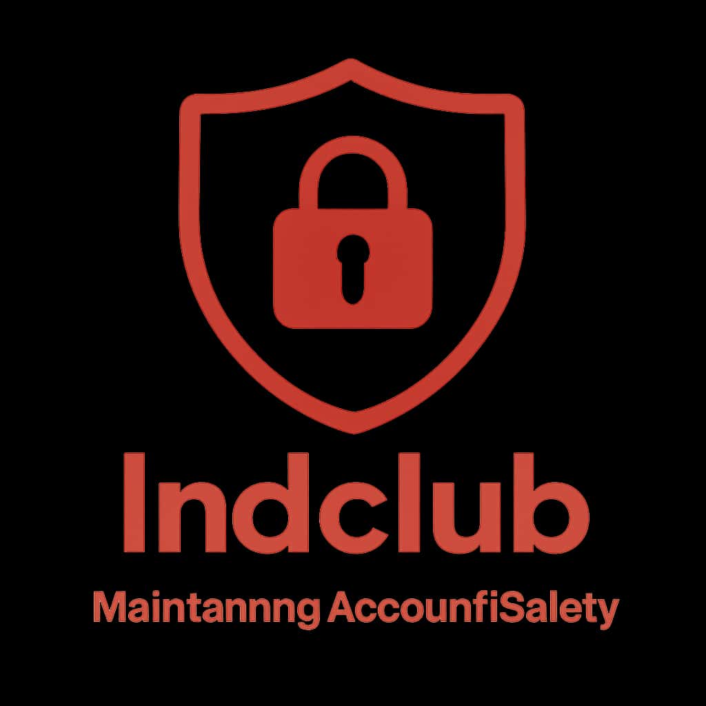 A minimalistic badge representing Indclub account safety.