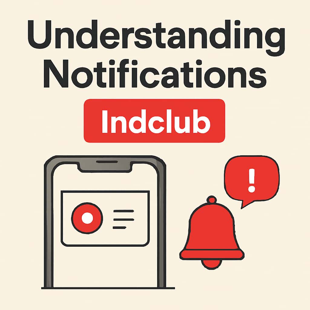Diagram illustrating the key components of Indclub notifications.
